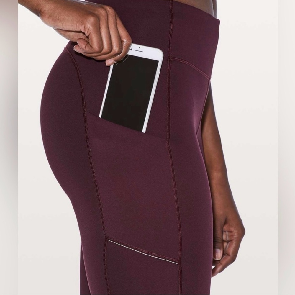 Lululemon Speed Up Tight 28" Garnet  NWOT